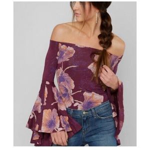 Free People Bell Sleeved Blouse